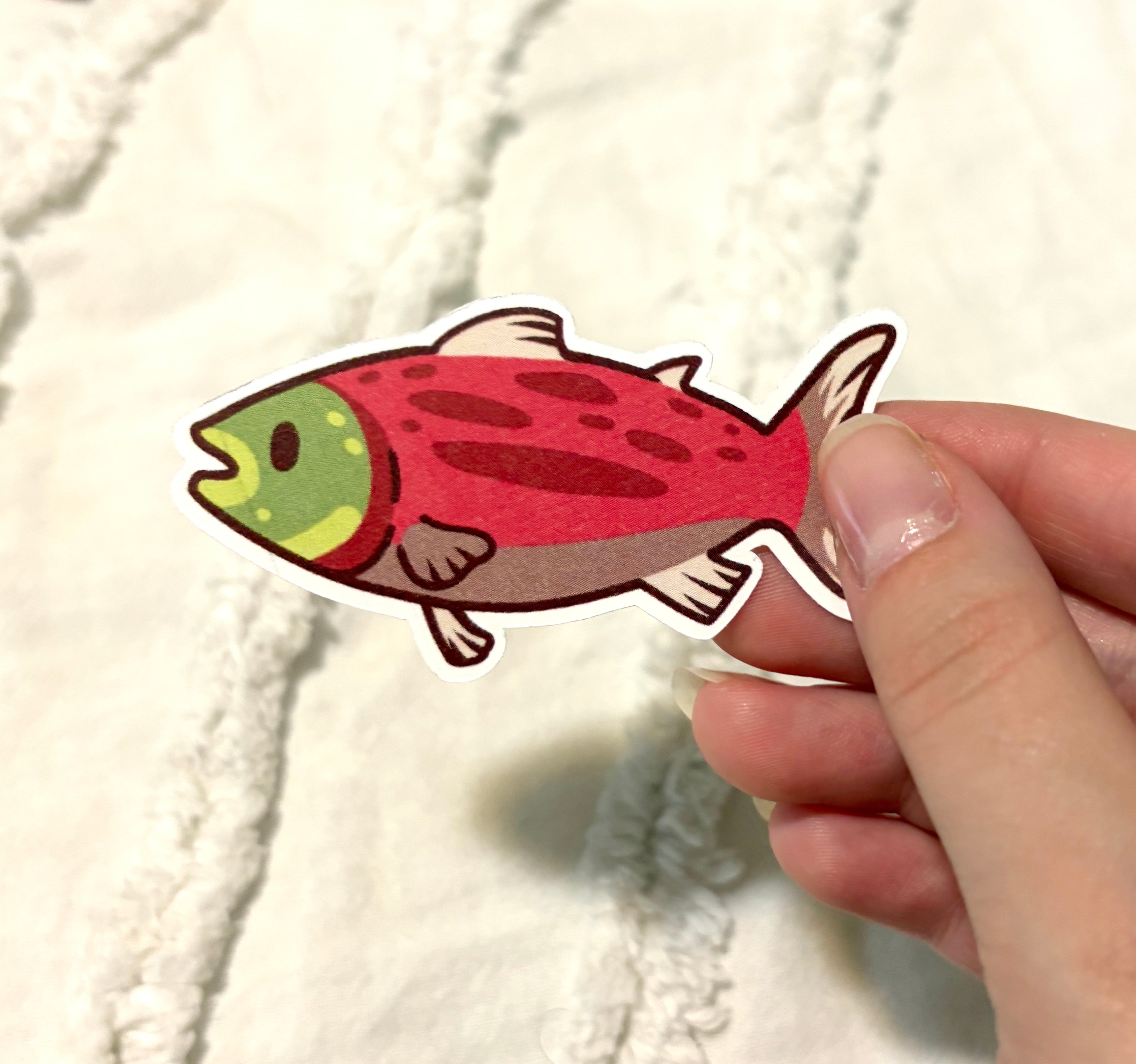 fish sticker bundle (x3 stickers)