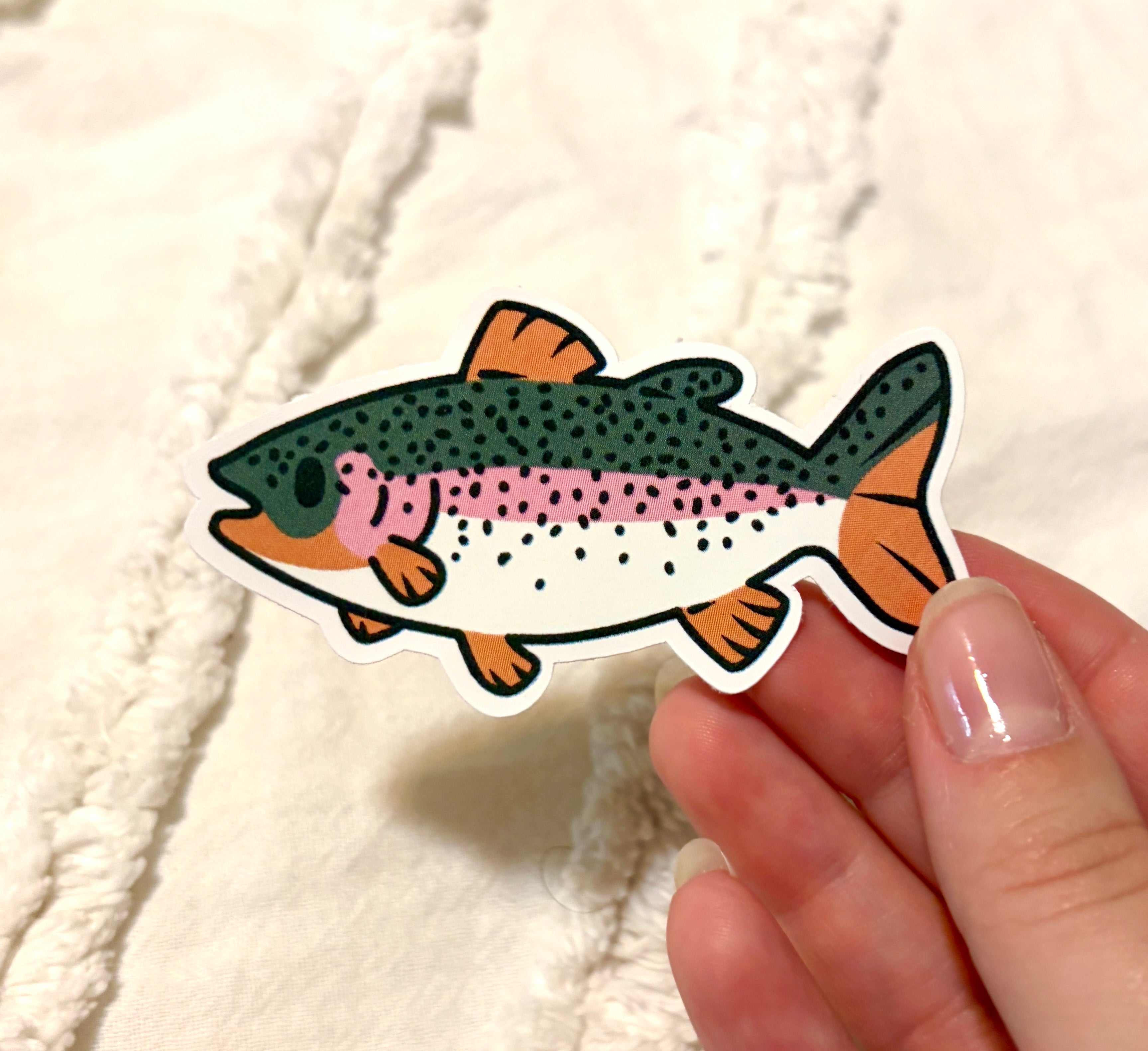 fish sticker bundle (x3 stickers)